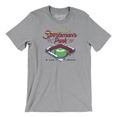 Sportsmans Park St. Louis Men/Unisex T-Shirt-Athletic Heather-Allegiant Goods Co. Vintage Sports Apparel