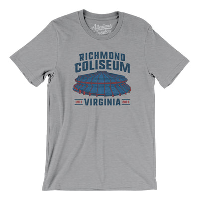 Richmond Coliseum Men/Unisex T-Shirt-Athletic Heather-Allegiant Goods Co. Vintage Sports Apparel