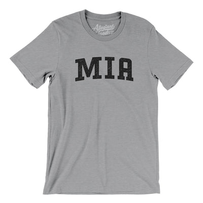 Mia Varsity Men/Unisex T-Shirt-Athletic Heather-Allegiant Goods Co. Vintage Sports Apparel