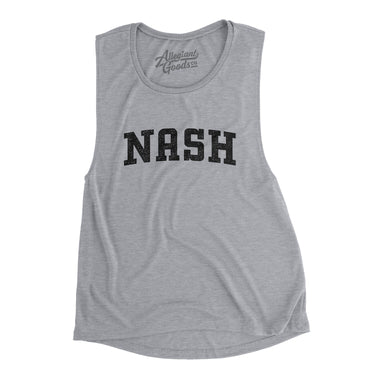 Nash Varsity Women's Flowey Scoopneck Muscle Tank-Allegiant Goods Co. Vintage Sports Apparel