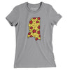 Mississippi Pizza State Women's T-Shirt-Athletic Heather-Allegiant Goods Co. Vintage Sports Apparel