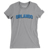 Orlando Varsity Women's T-Shirt-Athletic Heather-Allegiant Goods Co. Vintage Sports Apparel