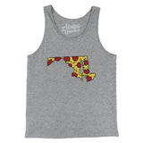 Maryland Pizza State Men/Unisex Tank Top-Allegiant Goods Co. Vintage Sports Apparel