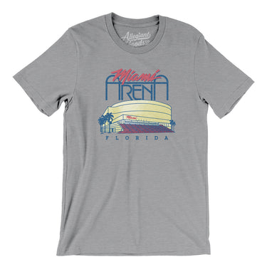 Miami Arena Men/Unisex T-Shirt-Allegiant Goods Co. Vintage Sports Apparel