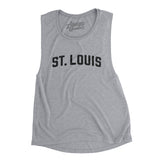 St Louis Varsity Women's Flowey Scoopneck Muscle Tank-Allegiant Goods Co. Vintage Sports Apparel