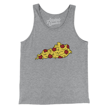 Kentucky Pizza State Men/Unisex Tank Top-Allegiant Goods Co. Vintage Sports Apparel