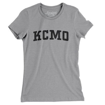 Kcmo Varsity Women's T-Shirt-Athletic Heather-Allegiant Goods Co. Vintage Sports Apparel