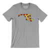 Maryland Pizza State Men/Unisex T-Shirt-Athletic Heather-Allegiant Goods Co. Vintage Sports Apparel