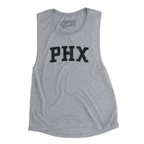 Phx Varsity Women's Flowey Scoopneck Muscle Tank-Allegiant Goods Co. Vintage Sports Apparel