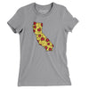 California Pizza State Women's T-Shirt-Athletic Heather-Allegiant Goods Co. Vintage Sports Apparel