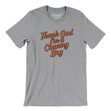 Thank God I’m A Country Boy Men/Unisex T-Shirt-Allegiant Goods Co. Vintage Sports Apparel