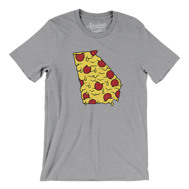 Georgia Pizza State Men/Unisex T-Shirt-Allegiant Goods Co. Vintage Sports Apparel