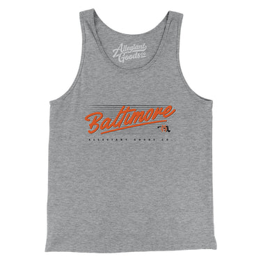 Baltimore Retro Men/Unisex Tank Top-Allegiant Goods Co. Vintage Sports Apparel