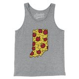 Indiana Pizza State Men/Unisex Tank Top-Allegiant Goods Co. Vintage Sports Apparel