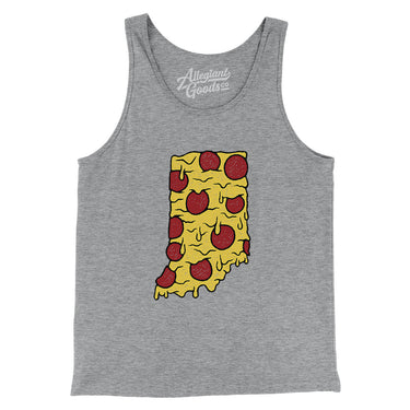 Indiana Pizza State Men/Unisex Tank Top-Allegiant Goods Co. Vintage Sports Apparel