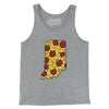 Indiana Pizza State Men/Unisex Tank Top-Athletic Heather-Allegiant Goods Co. Vintage Sports Apparel