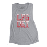 Lfg Det Women's Flowey Scoopneck Muscle Tank-Allegiant Goods Co. Vintage Sports Apparel
