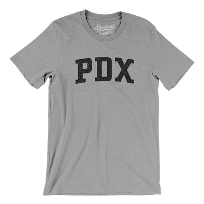 Pdx Varsity Men/Unisex T-Shirt-Athletic Heather-Allegiant Goods Co. Vintage Sports Apparel