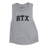 Atx Varsity Women's Flowey Scoopneck Muscle Tank-Allegiant Goods Co. Vintage Sports Apparel