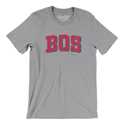 BOS Varsity Men/Unisex T-Shirt-Athletic Heather-Allegiant Goods Co. Vintage Sports Apparel