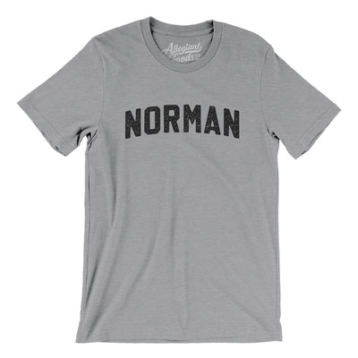 Norman Varsity Men/Unisex T-Shirt-Athletic Heather-Allegiant Goods Co. Vintage Sports Apparel