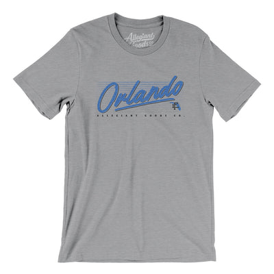 Orlando Retro Men/Unisex T-Shirt-Athletic Heather-Allegiant Goods Co. Vintage Sports Apparel