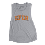 Sfca Varsity Women's Flowey Scoopneck Muscle Tank-Allegiant Goods Co. Vintage Sports Apparel