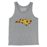 North Carolina Pizza State Men/Unisex Tank Top-Allegiant Goods Co. Vintage Sports Apparel