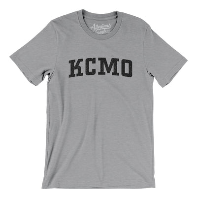 Kcmo Varsity Men/Unisex T-Shirt-Athletic Heather-Allegiant Goods Co. Vintage Sports Apparel