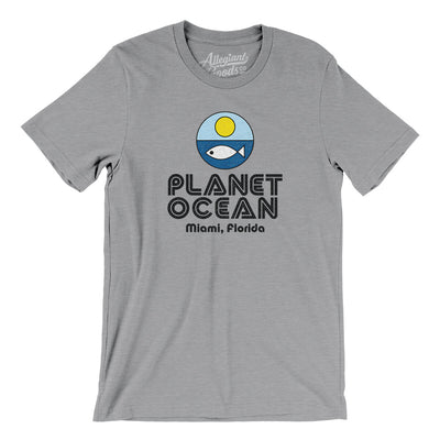 Planet Ocean Museum Men/Unisex T-Shirt-Athletic Heather-Allegiant Goods Co. Vintage Sports Apparel