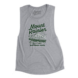 Mount Rainier National Park Women's Flowey Scoopneck Muscle Tank-Allegiant Goods Co. Vintage Sports Apparel