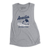 Acadia National Park Women's Flowey Scoopneck Muscle Tank-Athletic Heather-Allegiant Goods Co. Vintage Sports Apparel
