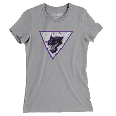 Erie Panthers Women's T-Shirt-Allegiant Goods Co. Vintage Sports Apparel