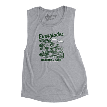Everglades National Park Women's Flowey Scoopneck Muscle Tank-Allegiant Goods Co. Vintage Sports Apparel