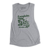 Everglades National Park Women's Flowey Scoopneck Muscle Tank-Athletic Heather-Allegiant Goods Co. Vintage Sports Apparel