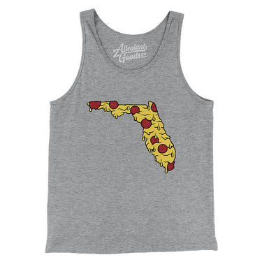 Florida Pizza State Men/Unisex Tank Top-Allegiant Goods Co. Vintage Sports Apparel