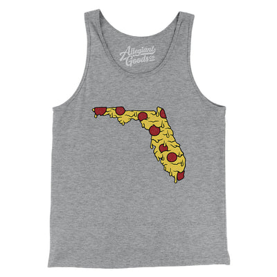 Florida Pizza State Men/Unisex Tank Top-Athletic Heather-Allegiant Goods Co. Vintage Sports Apparel