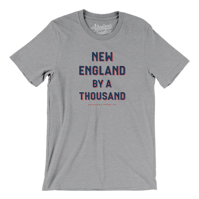 New England By A Thousand Men/Unisex T-Shirt-Athletic Heather-Allegiant Goods Co. Vintage Sports Apparel