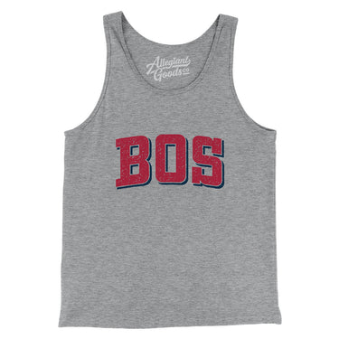 BOS Varsity Men/Unisex Tank Top-Allegiant Goods Co. Vintage Sports Apparel