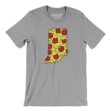 Indiana Pizza State Men/Unisex T-Shirt-Allegiant Goods Co. Vintage Sports Apparel
