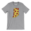 Indiana Pizza State Men/Unisex T-Shirt-Athletic Heather-Allegiant Goods Co. Vintage Sports Apparel