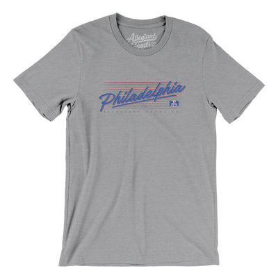 Philadelphia Retro Men/Unisex T-Shirt-Athletic Heather-Allegiant Goods Co. Vintage Sports Apparel