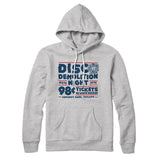 Disco Demolition Night Hoodie-Allegiant Goods Co. Vintage Sports Apparel