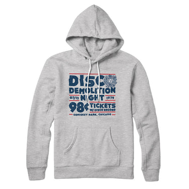 Disco Demolition Night Hoodie-Allegiant Goods Co. Vintage Sports Apparel