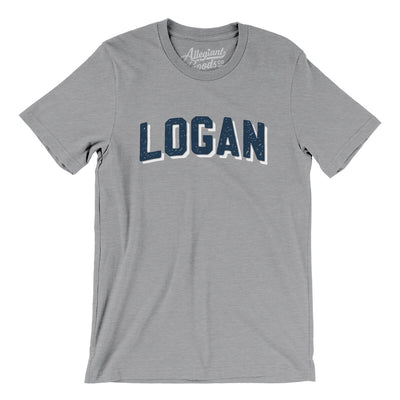 Logan Varsity Men/Unisex T-Shirt-Athletic Heather-Allegiant Goods Co. Vintage Sports Apparel