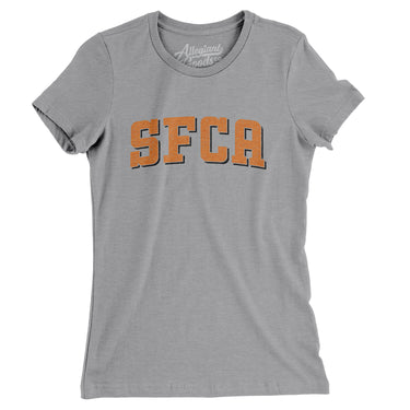 Sfca Varsity Women's T-Shirt-Allegiant Goods Co. Vintage Sports Apparel