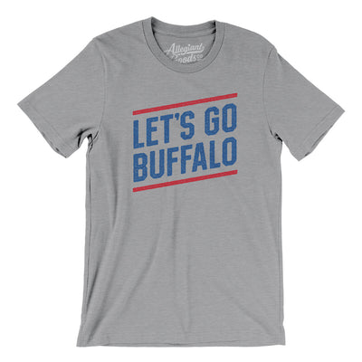 Let's Go Buffalo Men/Unisex T-Shirt-Athletic Heather-Allegiant Goods Co. Vintage Sports Apparel