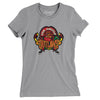 San Angelo Outlaws Women's T-Shirt-Athletic Heather-Allegiant Goods Co. Vintage Sports Apparel