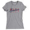 Boston Overprint Women's T-Shirt-Athletic Heather-Allegiant Goods Co. Vintage Sports Apparel