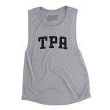 TPA Varsity Women's Flowey Scoopneck Muscle Tank-Allegiant Goods Co. Vintage Sports Apparel